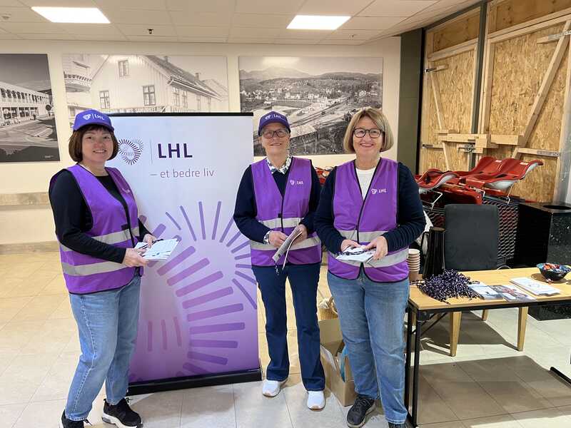 LHL Flekkefjord og Lund på stand
