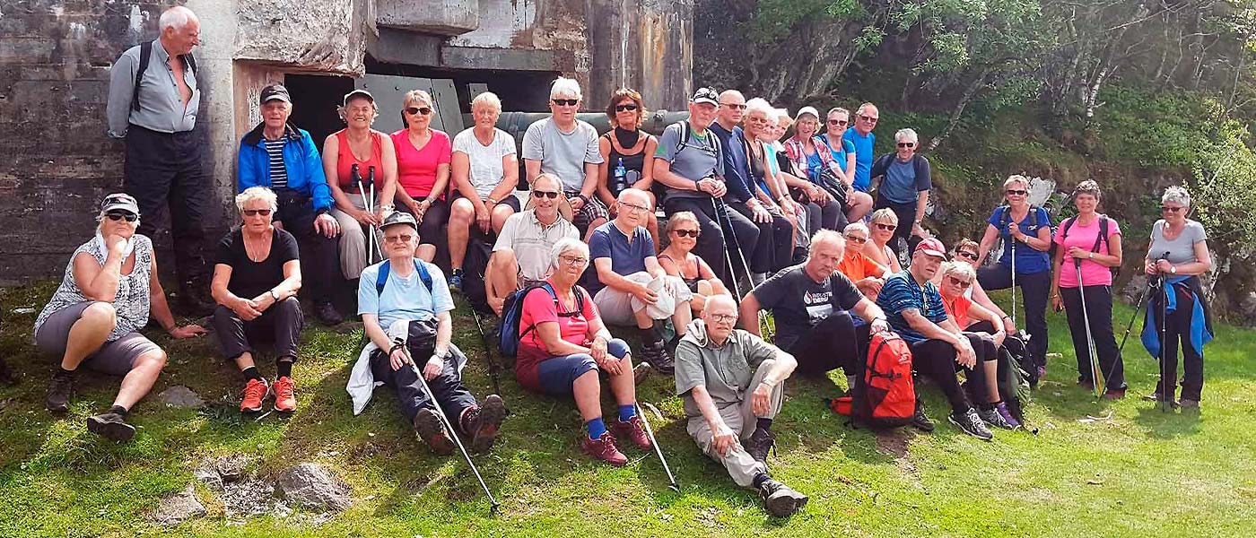 Medlemmer i LHL Flekkefjord på tur