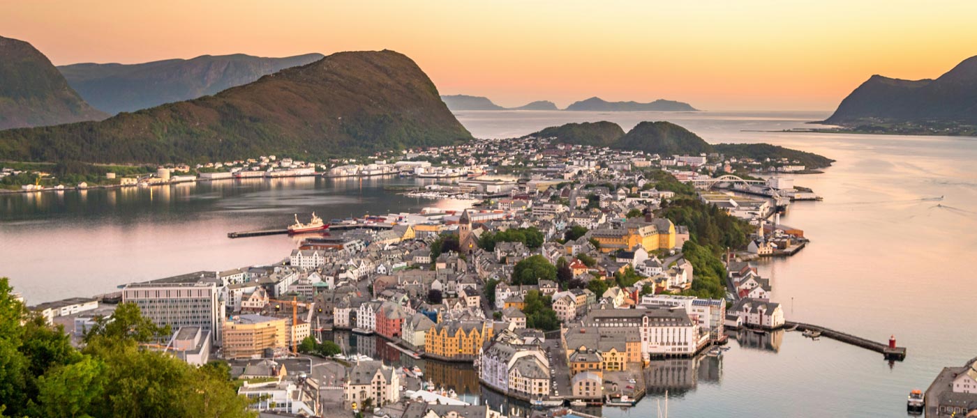 Utsikt over Ålesund