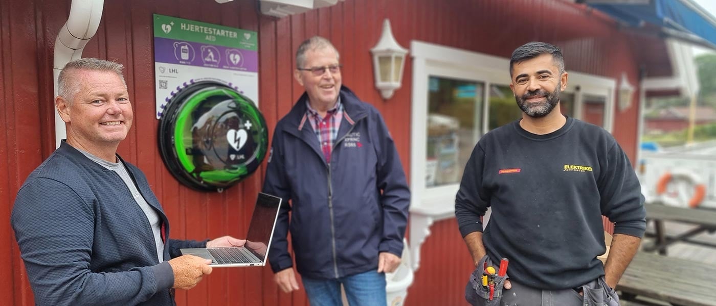 Morten Bakkerud (OsloMet), Håkon Stubberud (leder LHL Viken) og Naser Mostafaei (Elektrikertjenesten Fredrikstad/EL-Proffen)