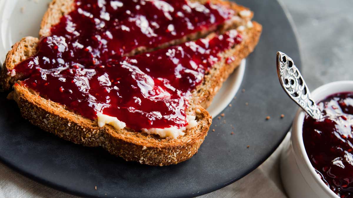 Brødskive med syltetøy