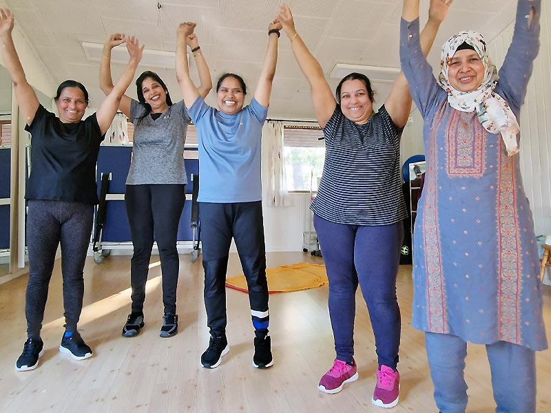 Treningsgruppe i LHL Oslo. Foto: Julie Cathrine Knarvik / LHL