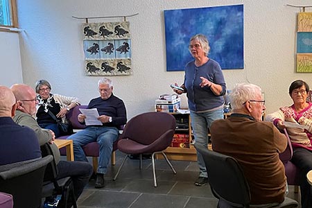 I Skibotn hadde vi om kvelden en spennende Quiz-konkurranse. En engasjert quiz-leder Elin- Gro Fredriksen ledet quizen med stødig hånd.