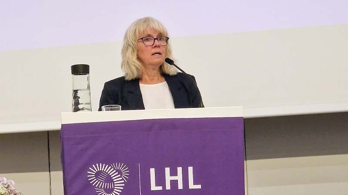 Mari Larsen på LHLs landsmøte