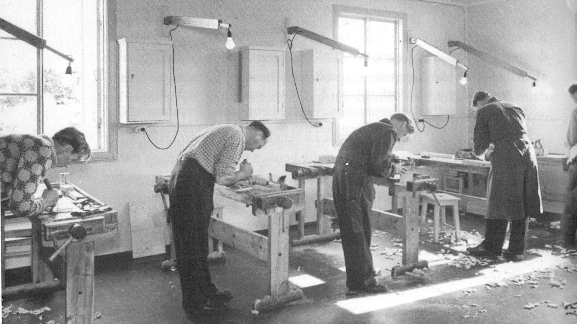 Krokeide yrkesskole, snekkerverkstedet