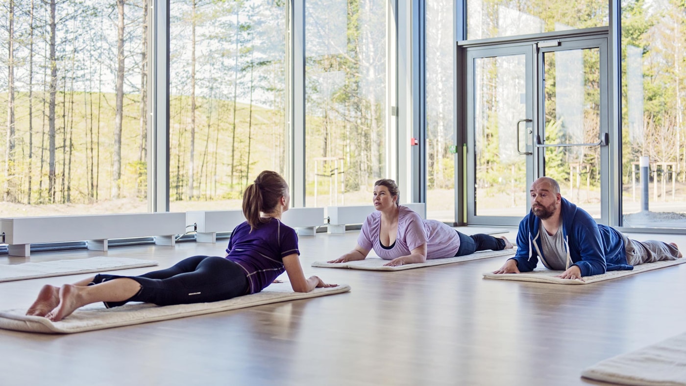 Rehabilitering på LHL-sykehuset Gardermoen, mediyoga